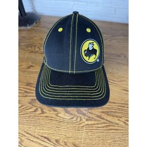 Buffalo Wild Wings Hat Cap Strap Back Mens One‎ Size Black Embroidered Promo